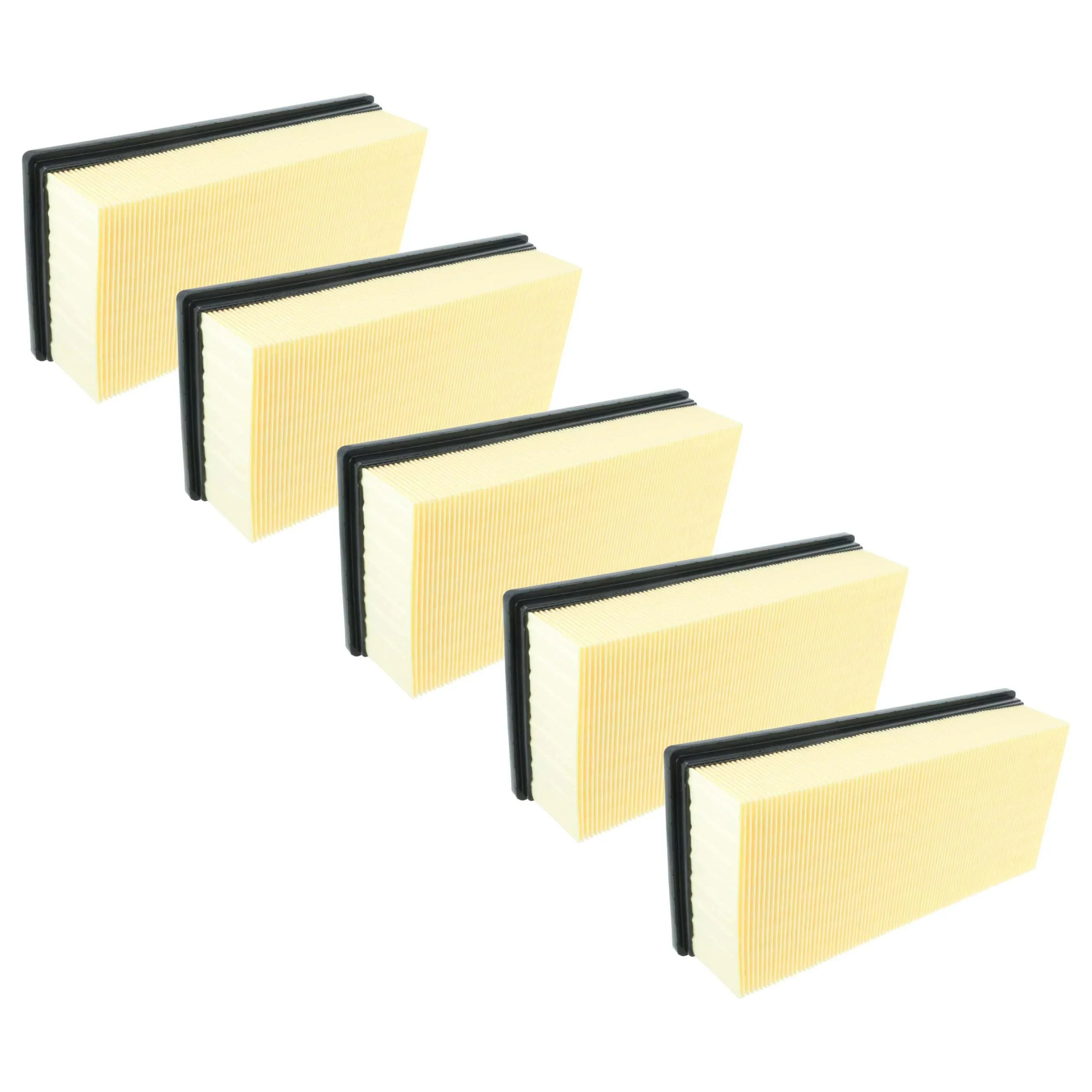 5x Filtre pour aspirateur Kärcher IVC 60/12-1 Tact Ec, NT 65/2 Tact², NT 75/2 Tact² Me - M