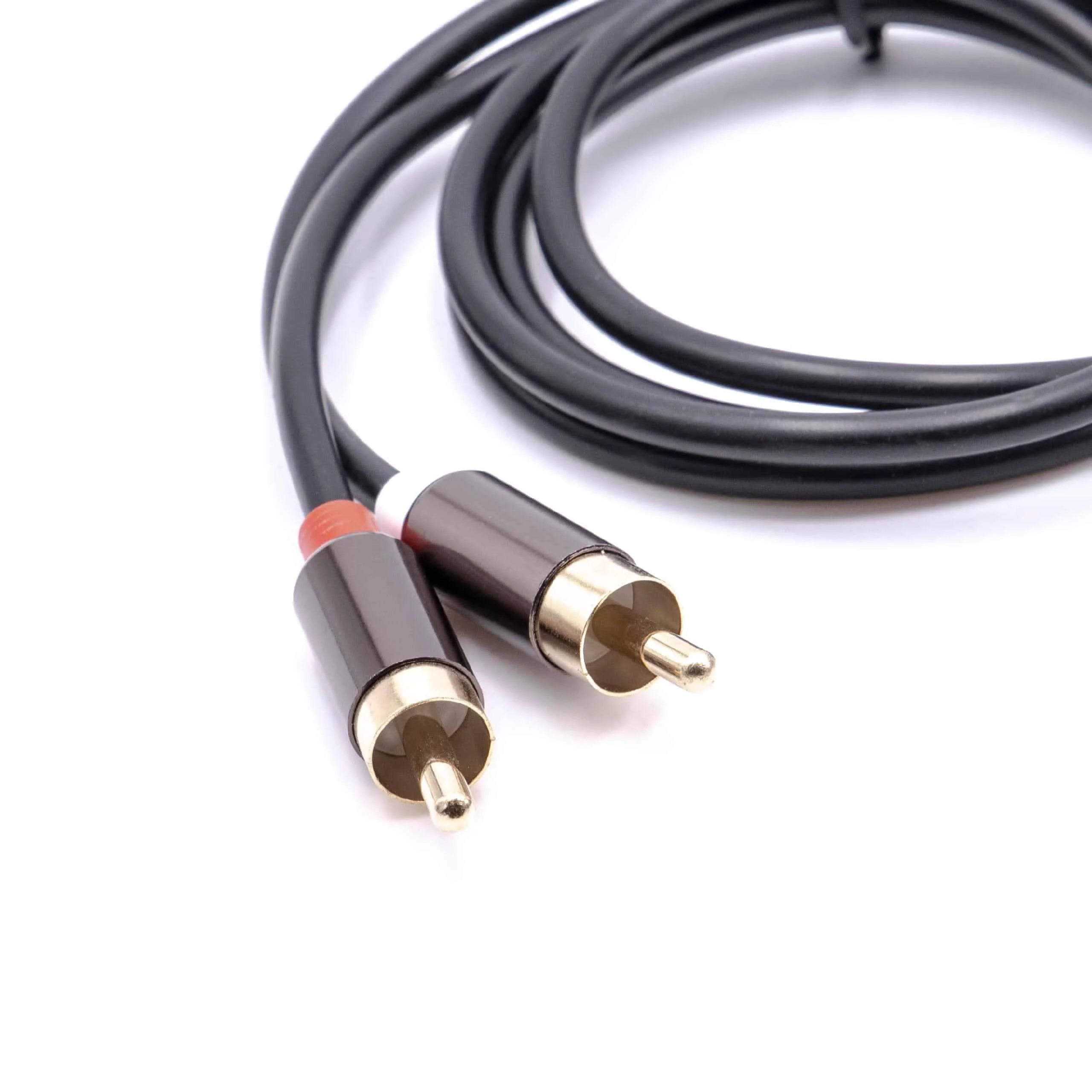 Câble audio pour divers appareils - de Jack 3,5 mm vers 2x prise RCA (Cinch), câble en Y, noir