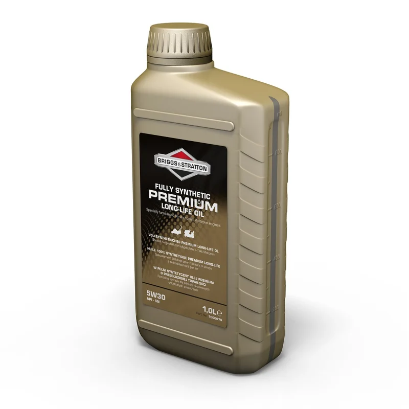Huile de moteur 4 temps synthétique longue durée Briggs & Stratton 100007S 5W30, 1,0 litre