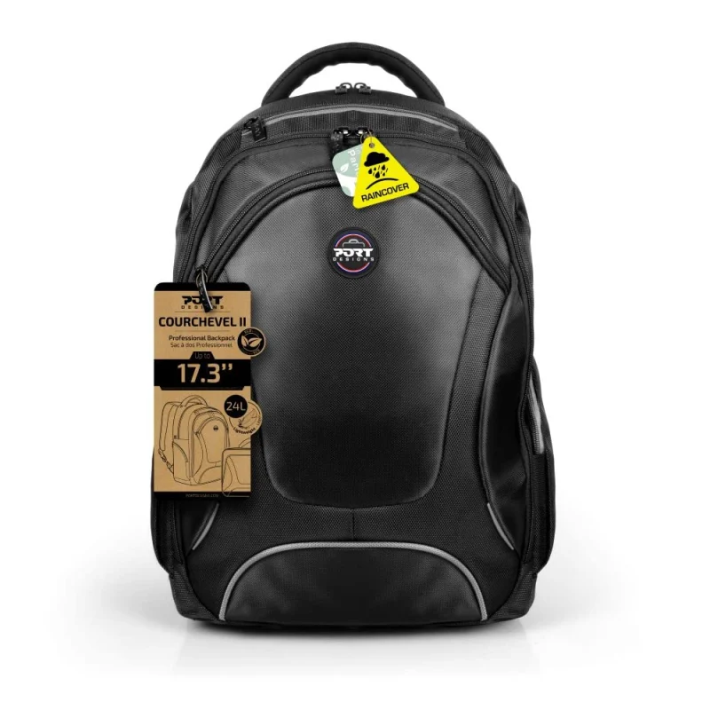 Port Designs Sac à Dos pc pour Ordinateur Portable avec Protection de Pluie Urban courchevel 20 litres 14/15.6 Pouces Noir - AUTRES MARQUES
