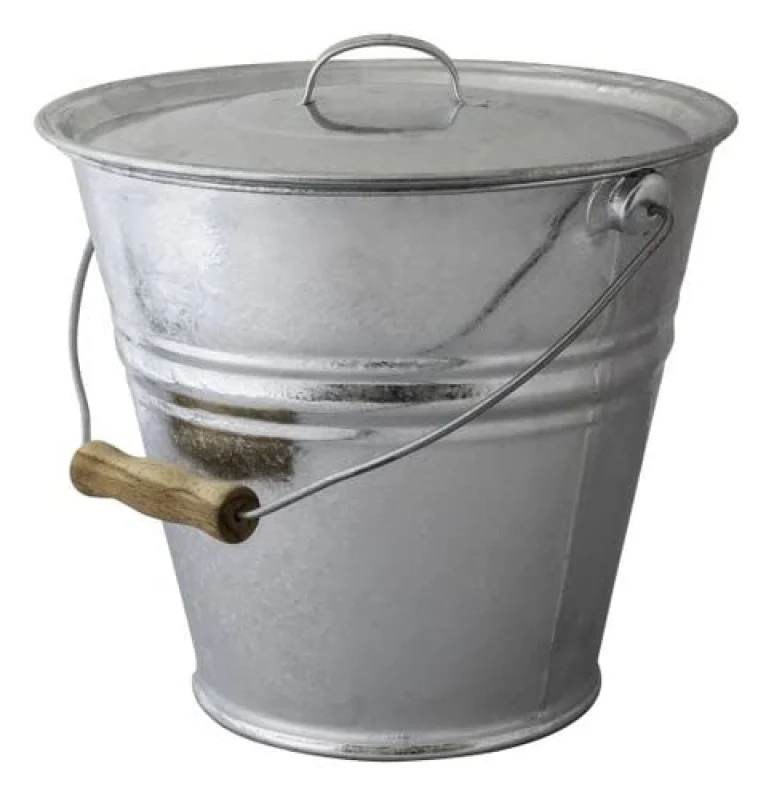 Seau Avec Couvercle En Acier Galvanisé 10l - 040125